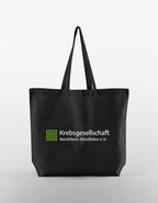 Krebsgesellschaft NRW Tasche, Farben: Weiß, Natur, Schwarz