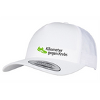 Kilometer gegen Krebs Fashioncap, Farbe: Schwarz, Weiß, Grau