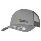 Kilometer gegen Krebs Fashioncap, Farbe: Schwarz, Weiß, Grau