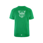 TV Ratingen Craft Funktionsshirt, Farben: Schwarz, Weiß, Grün, Logo: Vorder- u. Rückseite