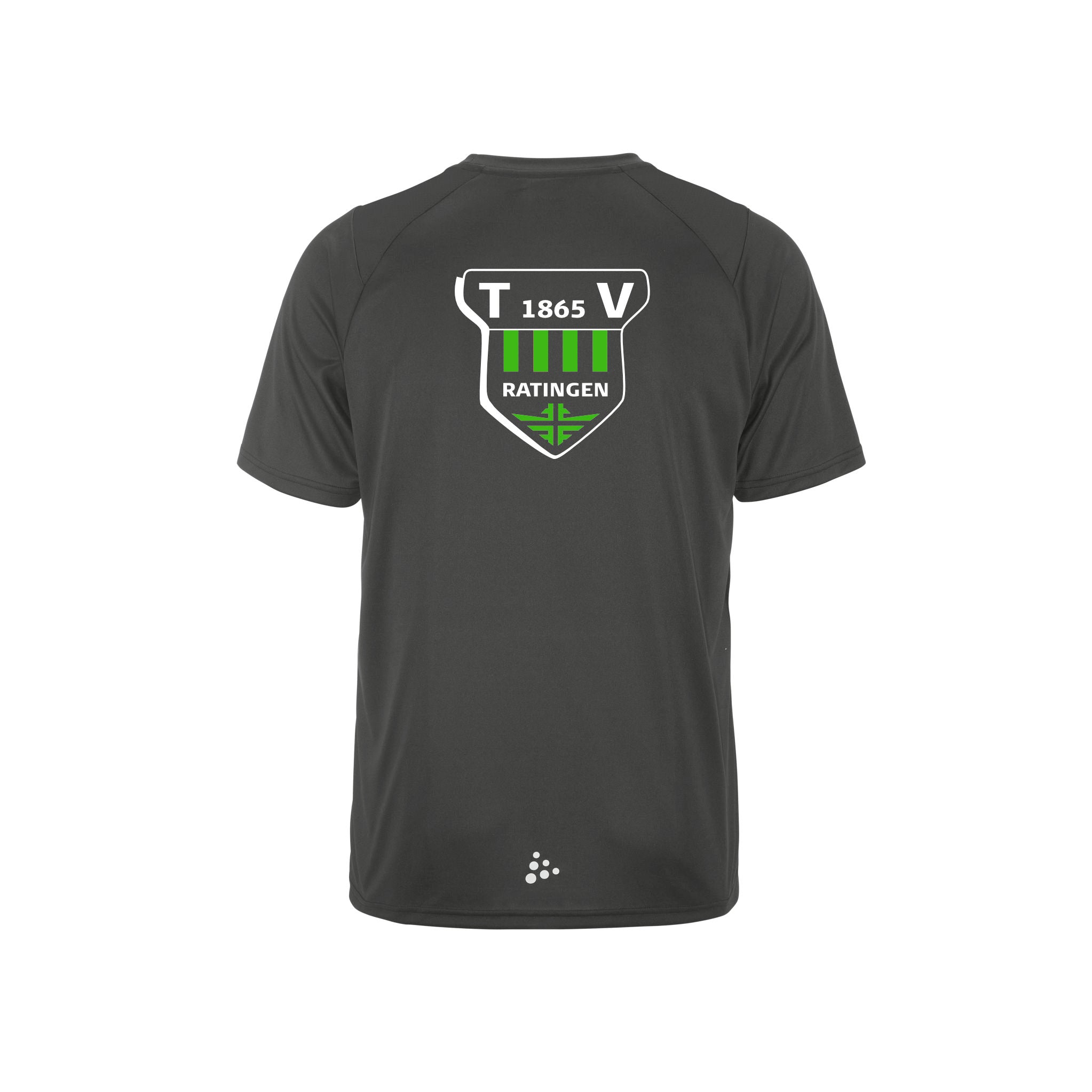 TV Ratingen Craft Funktionsshirt, Farben: Schwarz, Weiß, Grün, Logo: Vorder- u. Rückseite