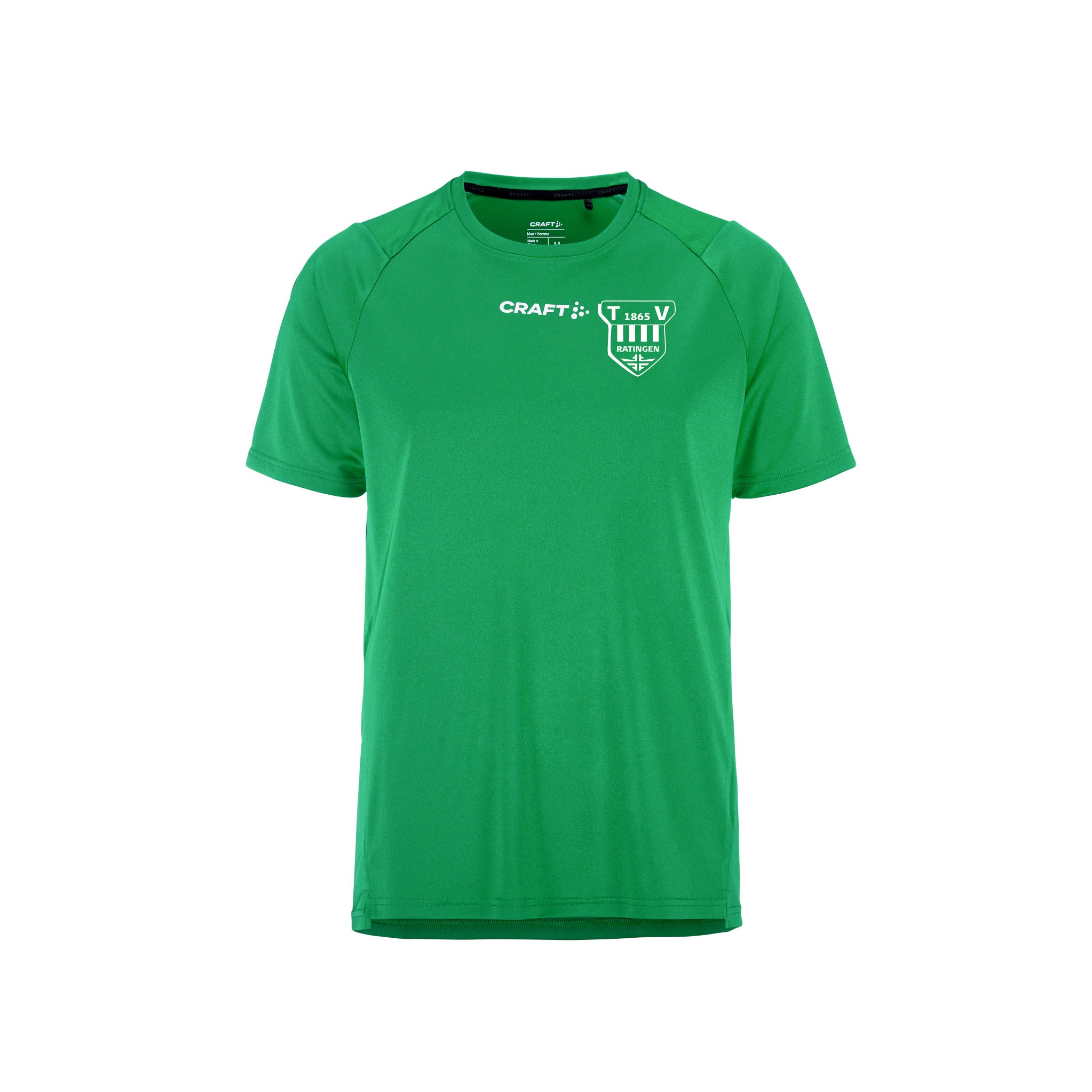 TV Ratingen Craft Funktionsshirt, Farben: Schwarz, Weiß, Grün, Logo: Vorder- u. Rückseite