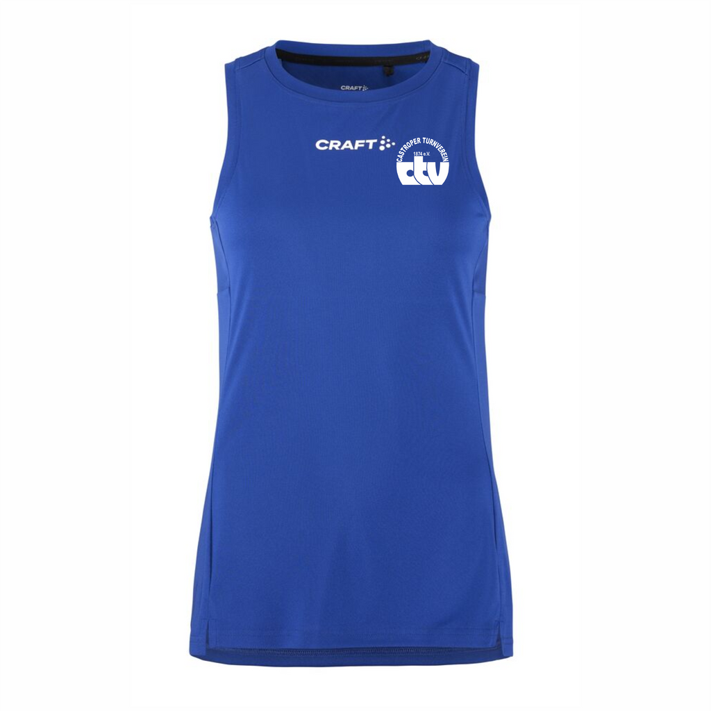 Castroper TV Kanu Craft Damen Singlet, Farben: Weiß, Blau, Schwarz