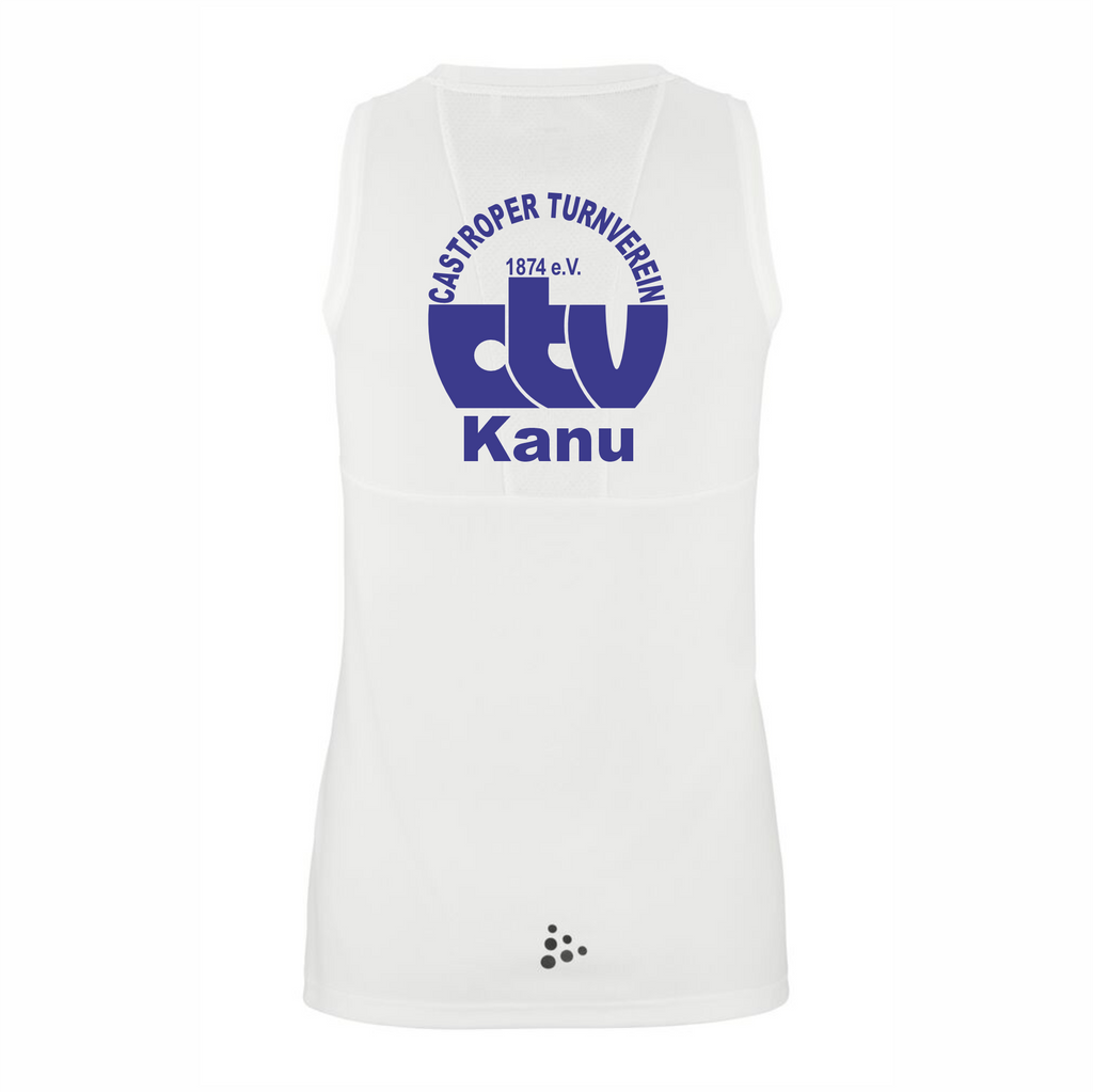 Castroper TV Kanu Craft Damen Singlet, Farben: Weiß, Blau, Schwarz