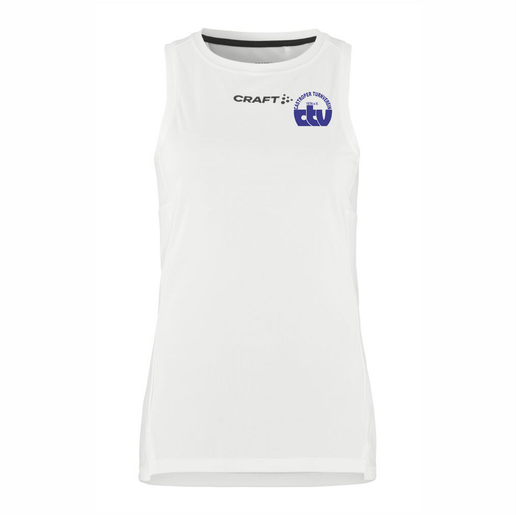 Castroper TV Kanu Craft Damen Singlet, Farben: Weiß, Blau, Schwarz