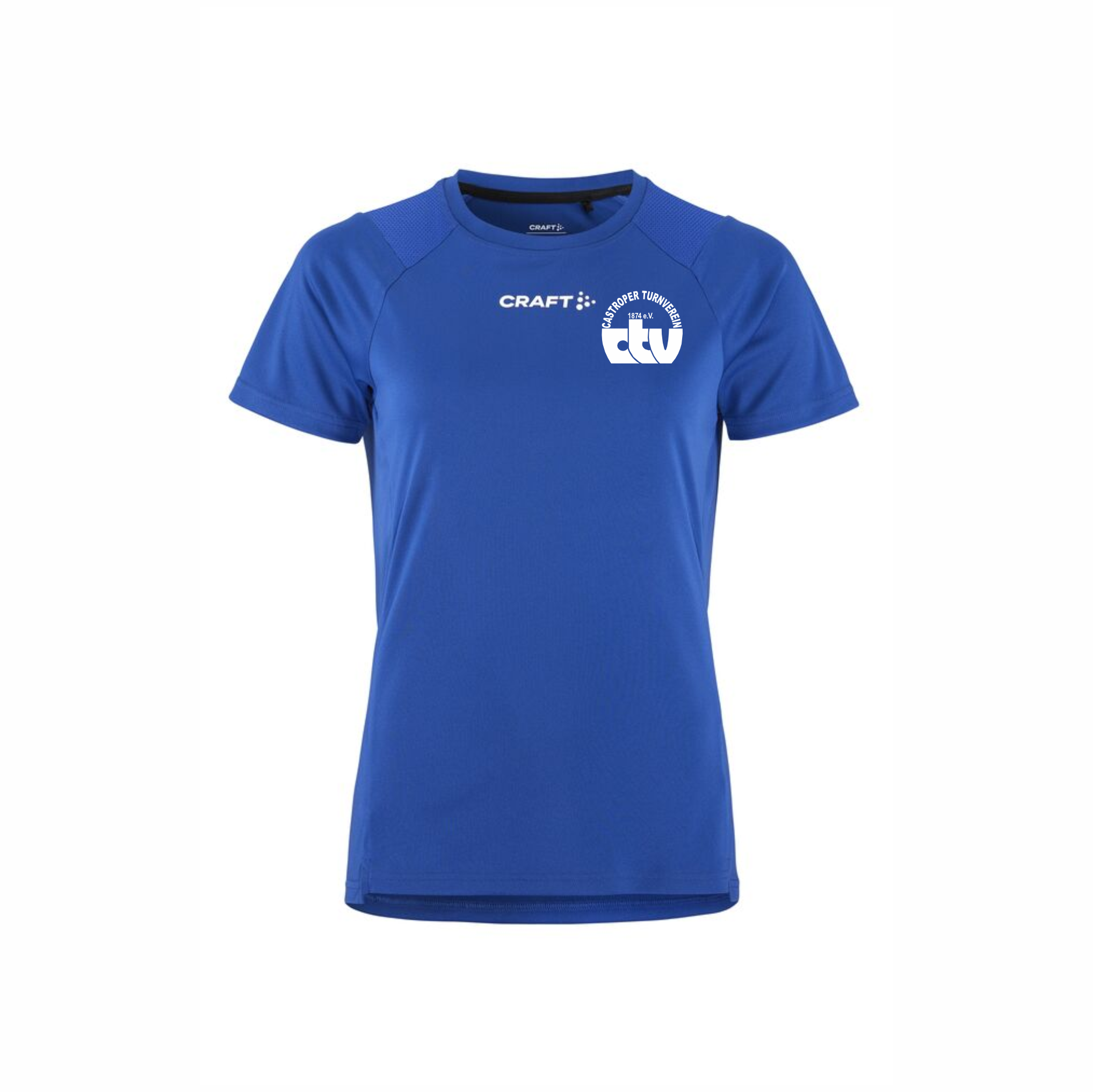 Castroper TV Kanu Craft Damen T-Shirt, Farben: Weiß, Blau, Schwarz