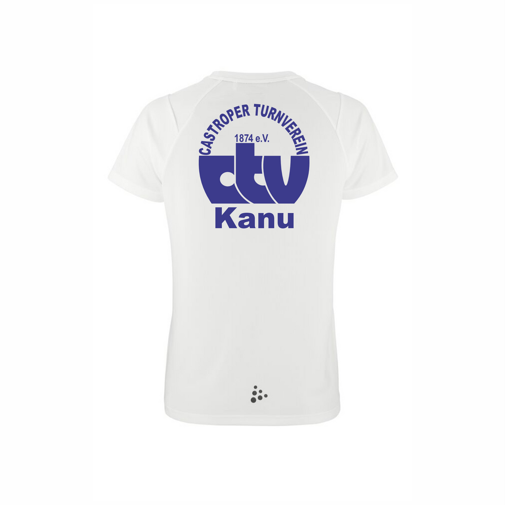 Castroper TV Kanu Craft Damen T-Shirt, Farben: Weiß, Blau, Schwarz