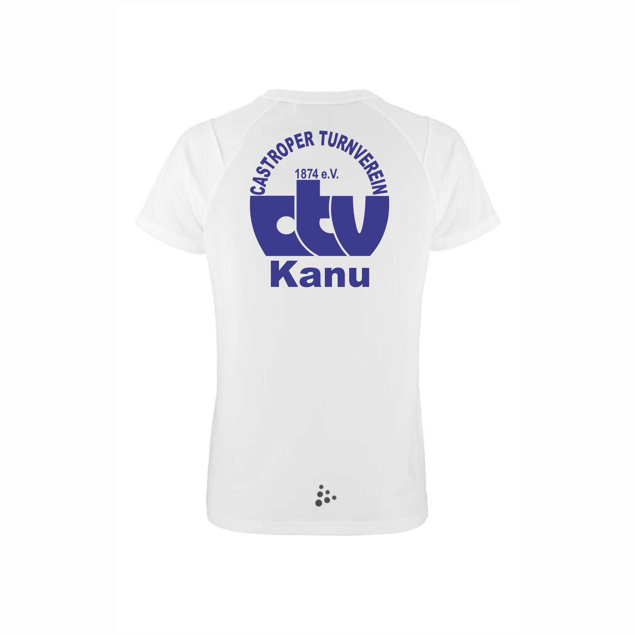 Castroper TV Kanu Craft Damen T-Shirt, Farben: Weiß, Blau, Schwarz