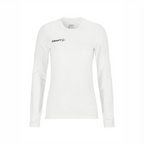 Craft Damen Ability langarm Baselayer, Farben: Schwarz, Weiß, Blau