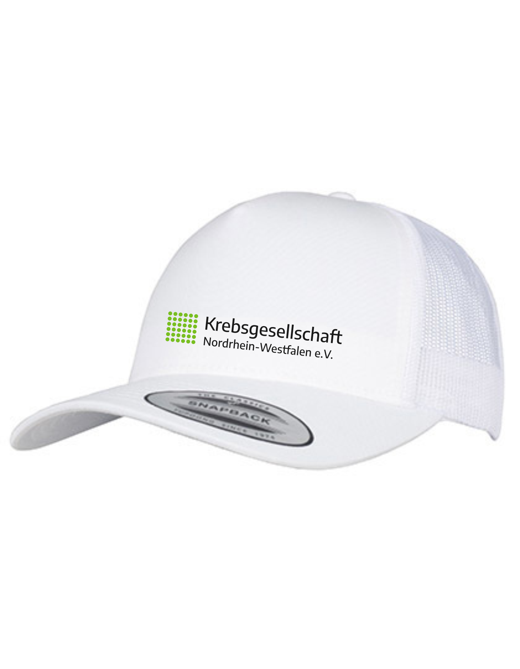 Krebsgesellschaft NRW Fashioncap, Farbe: Schwarz, Weiß, Grau