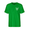 TV Ratingen Fairtrade T-Shirt, Farben: Schwarz, Weiß, Lime, Grün, Logo: Vorder- u. Rückseite