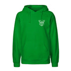 TV Ratingen Fairtrade Hoodie, Farben: Schwarz, Weiß, Grün, Lime, Logo: Vorder- u. Rückseite