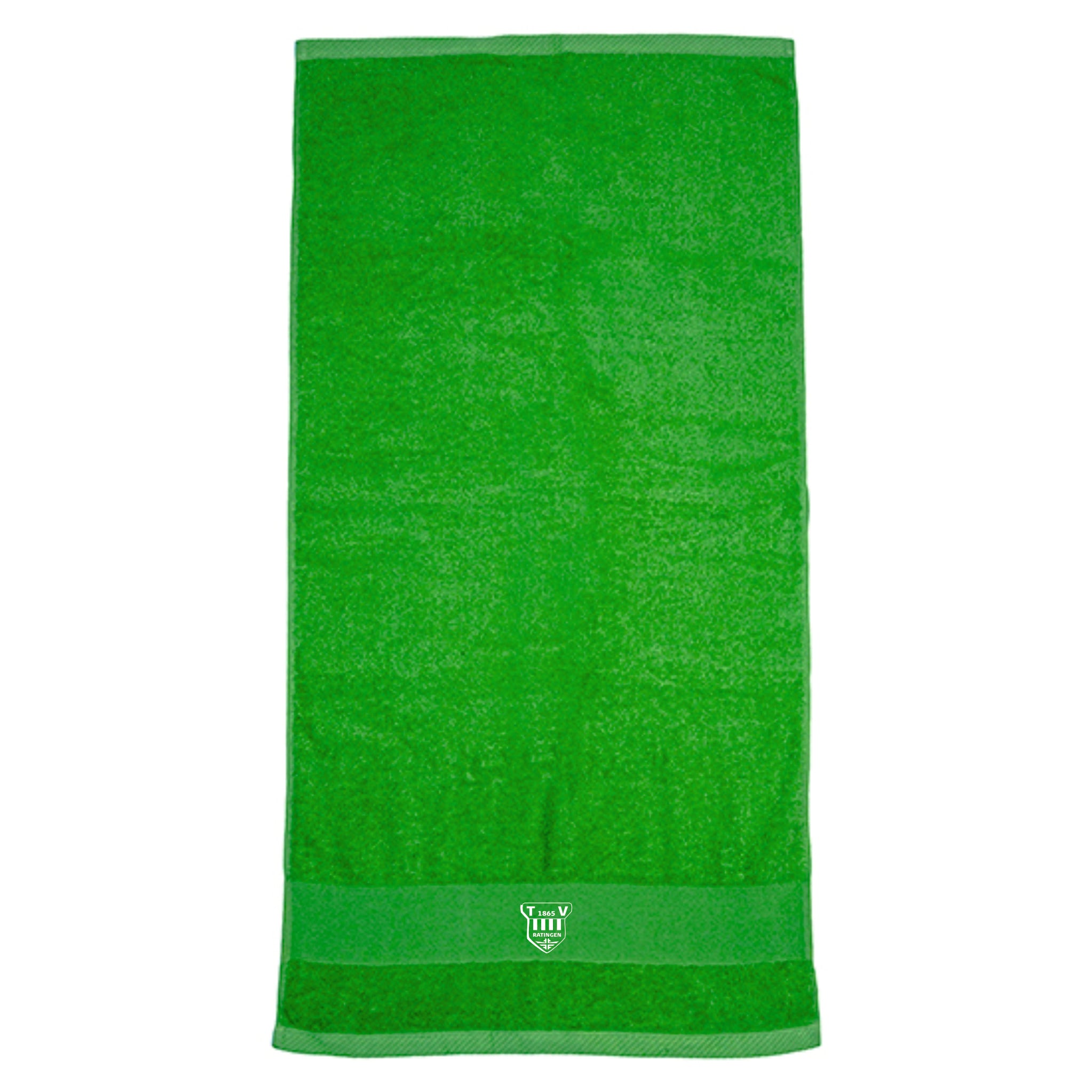 TV Ratingen Fairtrade Handtuch, Farben: Schwarz, Weiß, Grün