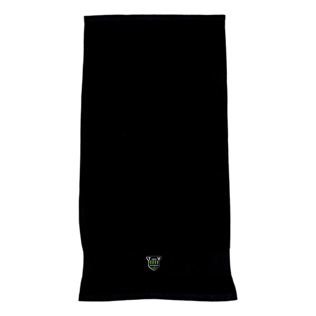 TV Ratingen Fairtrade Handtuch, Farben: Schwarz, Weiß, Grün