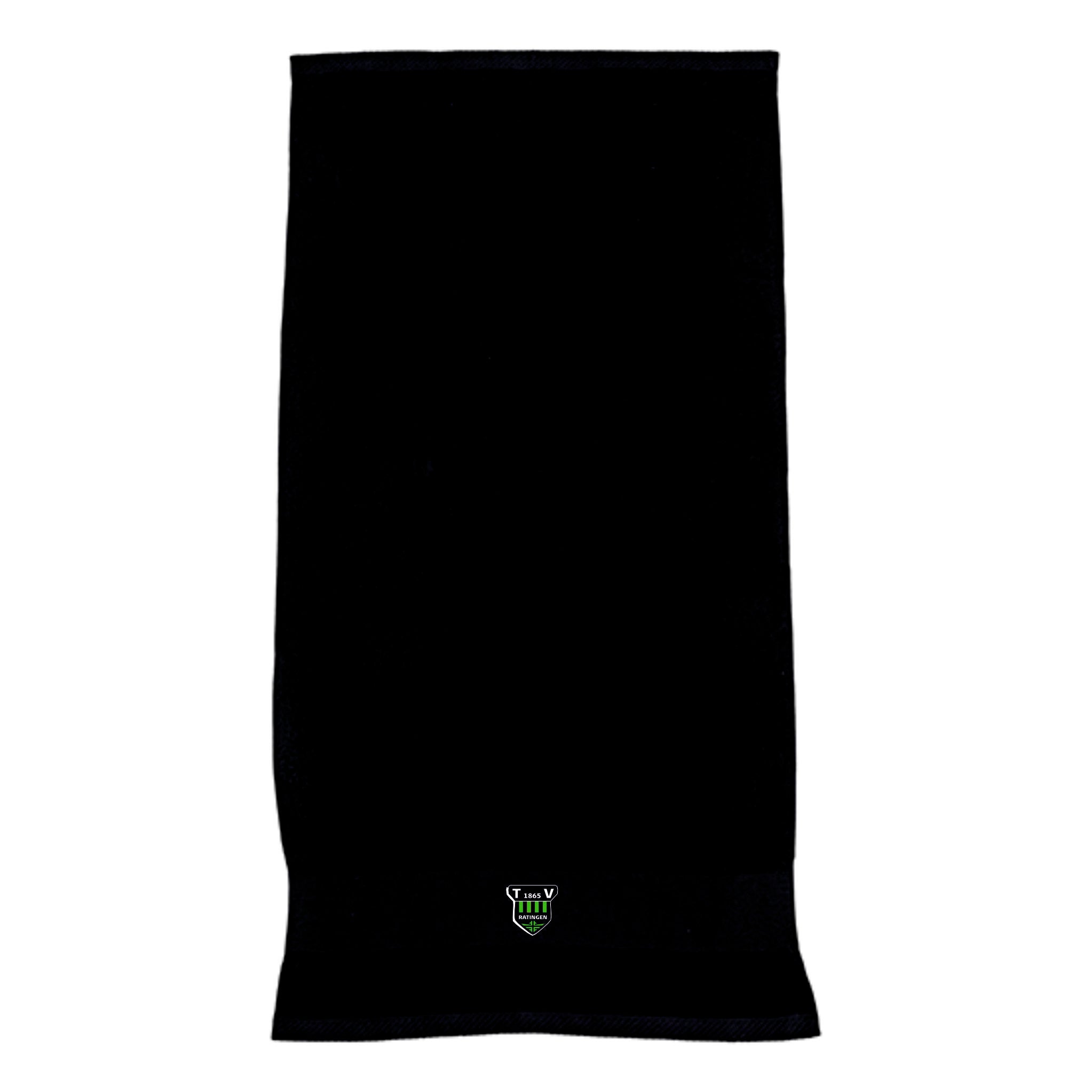 TV Ratingen Fairtrade Handtuch, Farben: Schwarz, Weiß, Grün