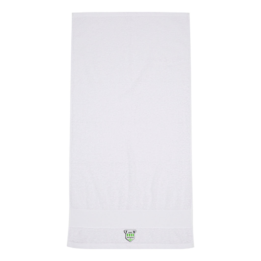 TV Ratingen Fairtrade Handtuch, Farben: Schwarz, Weiß, Grün