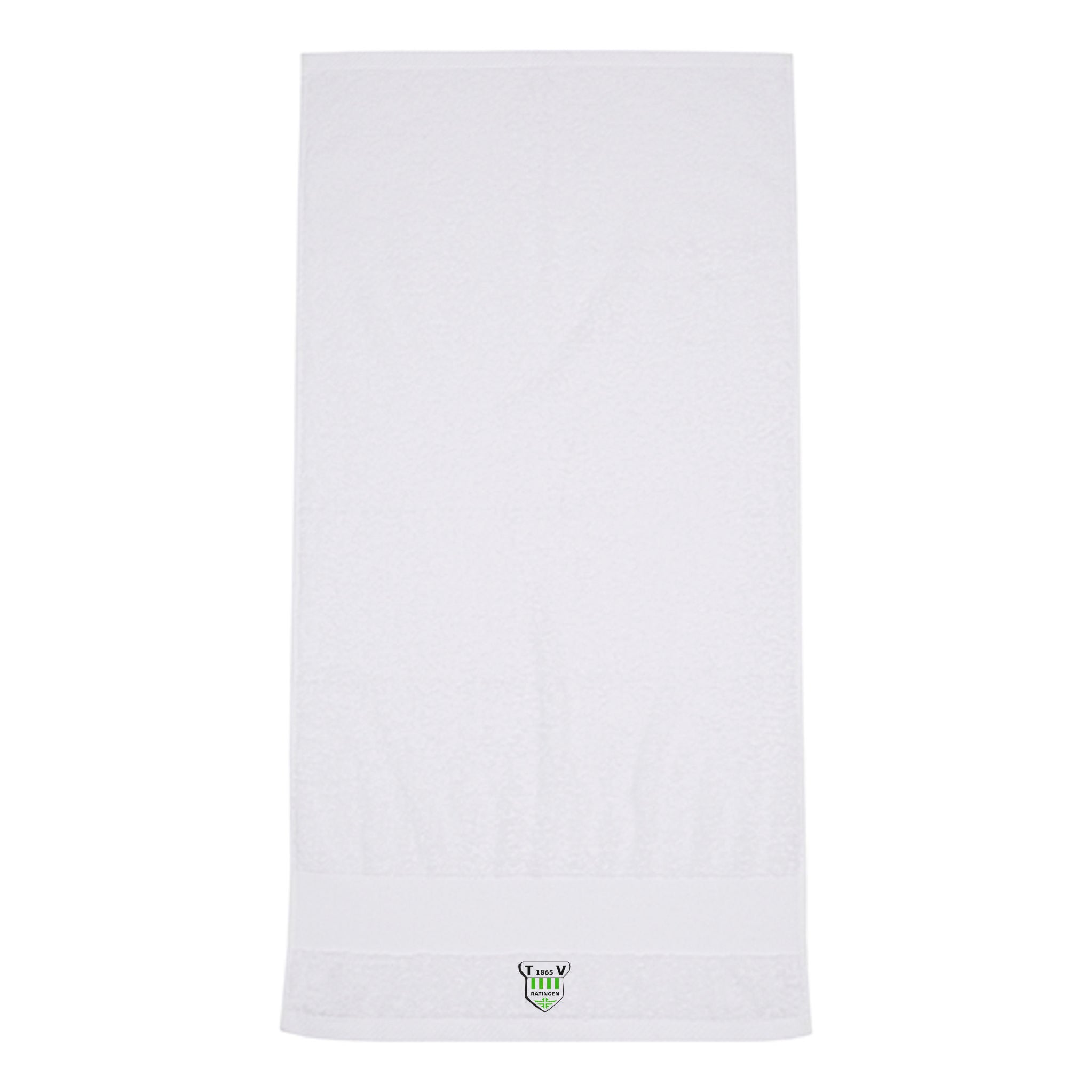 TV Ratingen Fairtrade Handtuch, Farben: Schwarz, Weiß, Grün