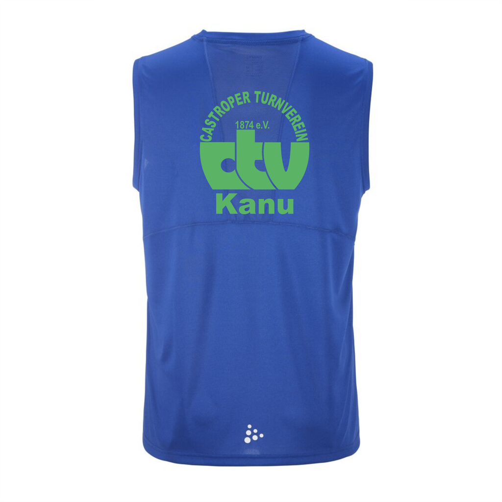 Castroper TV Kanu Craft Herren Singlet, Farben: Weiß, Blau, Schwarz