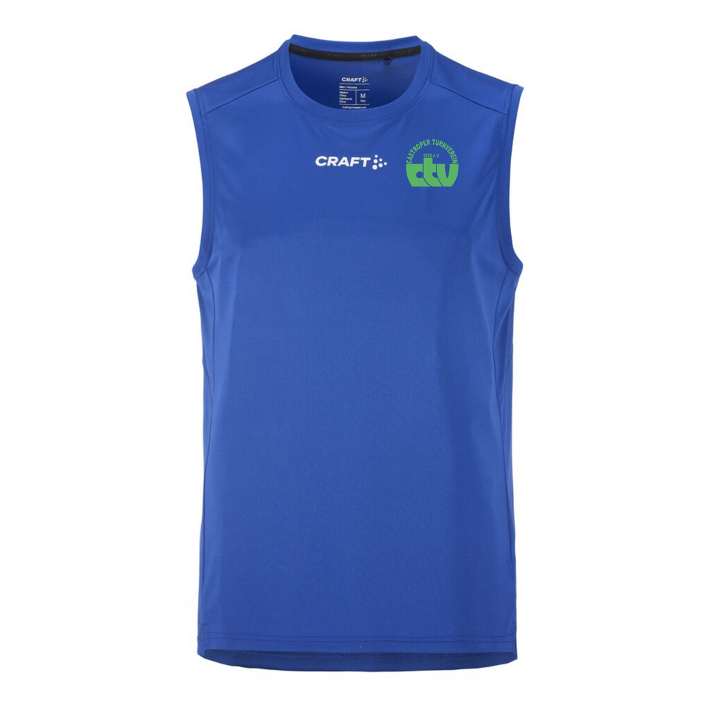 Castroper TV Kanu Craft Herren Singlet, Farben: Weiß, Blau, Schwarz