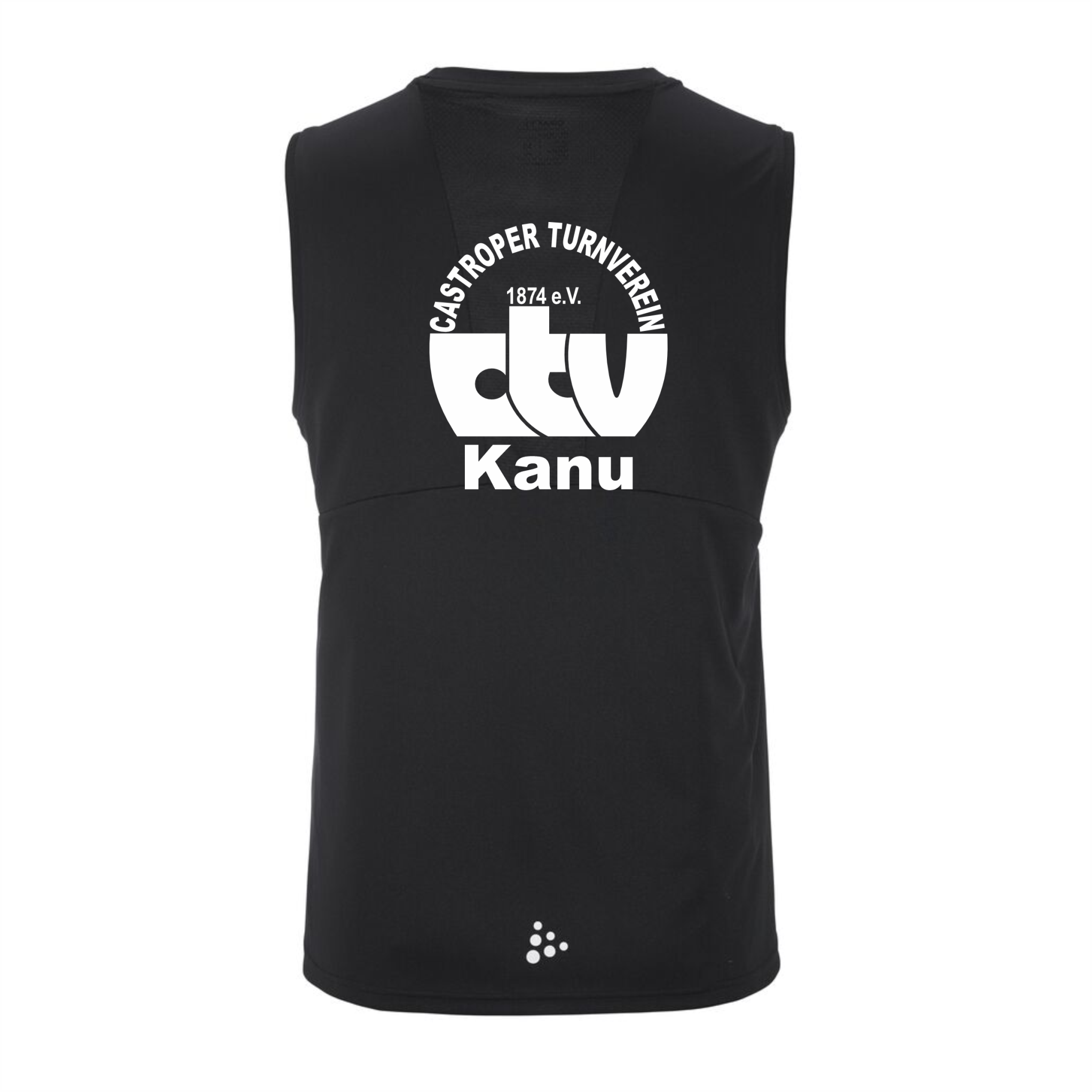Castroper TV Kanu Craft Herren Singlet, Farben: Weiß, Blau, Schwarz