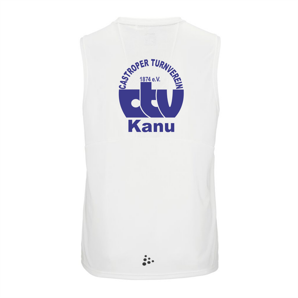Castroper TV Kanu Craft Herren Singlet, Farben: Weiß, Blau, Schwarz