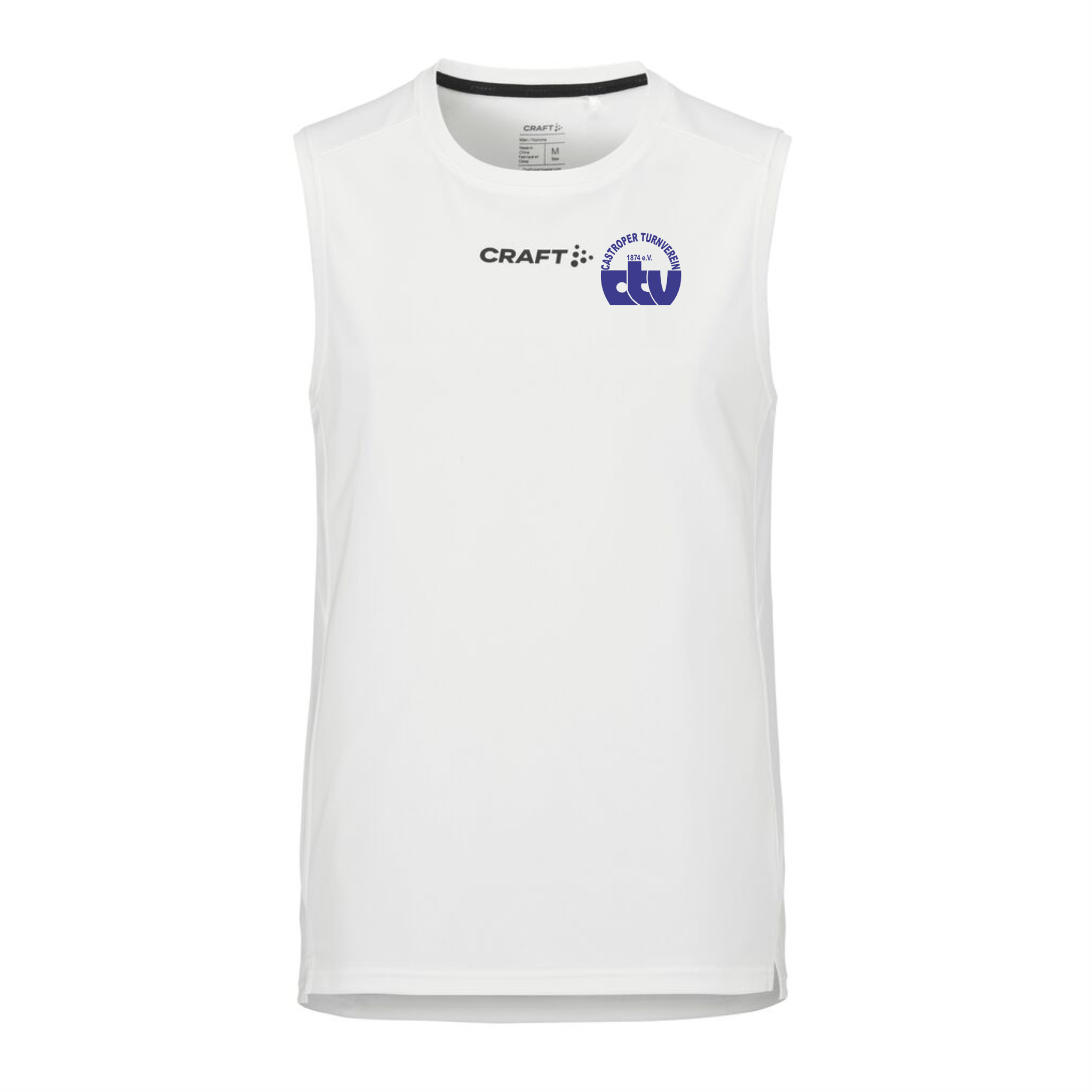 Castroper TV Kanu Craft Herren Singlet, Farben: Weiß, Blau, Schwarz