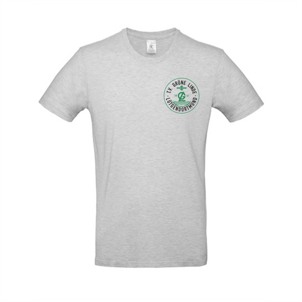 TV Grüne Linde T-Shirt, Farben: Grau, Grün, Weiß, Schwarz