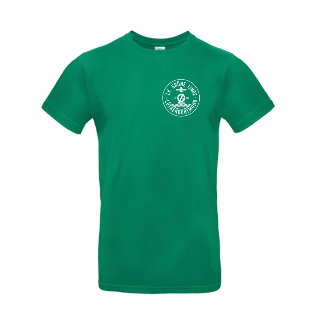 TV Grüne Linde T-Shirt, Farben: Grau, Grün, Weiß, Schwarz