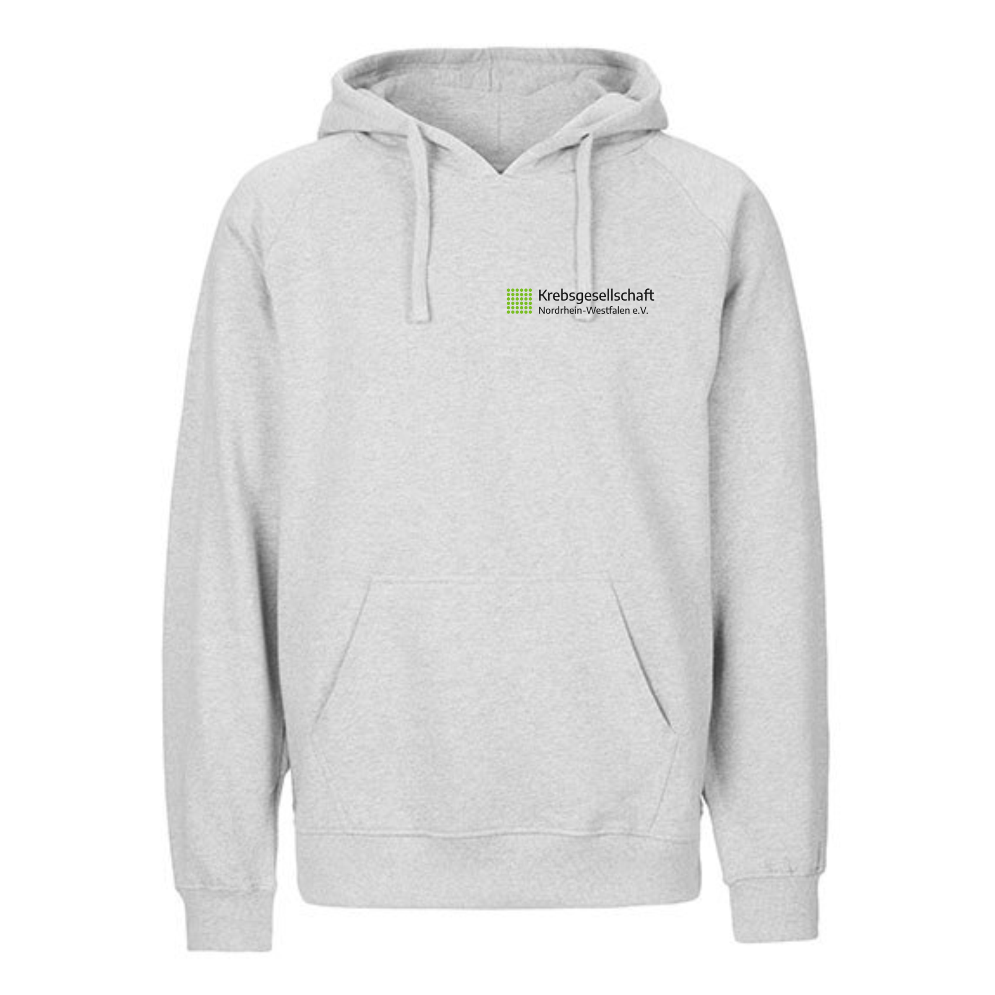 Kilometer gegen Krebs Herren Hoodie, Farben: Schwarz u. Grau