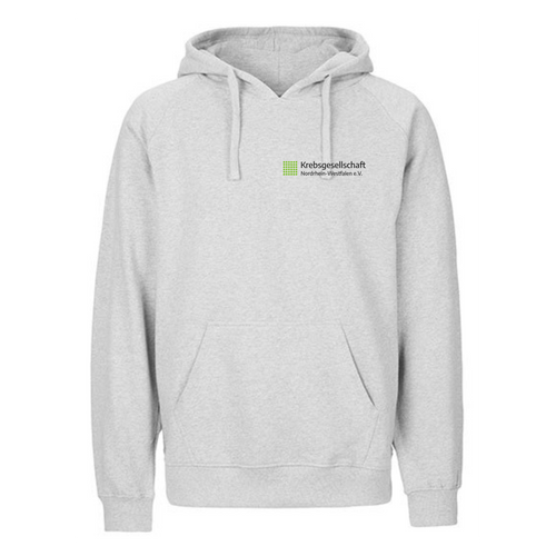 Kilometer gegen Krebs Herren Hoodie, Farben: Schwarz u. Grau