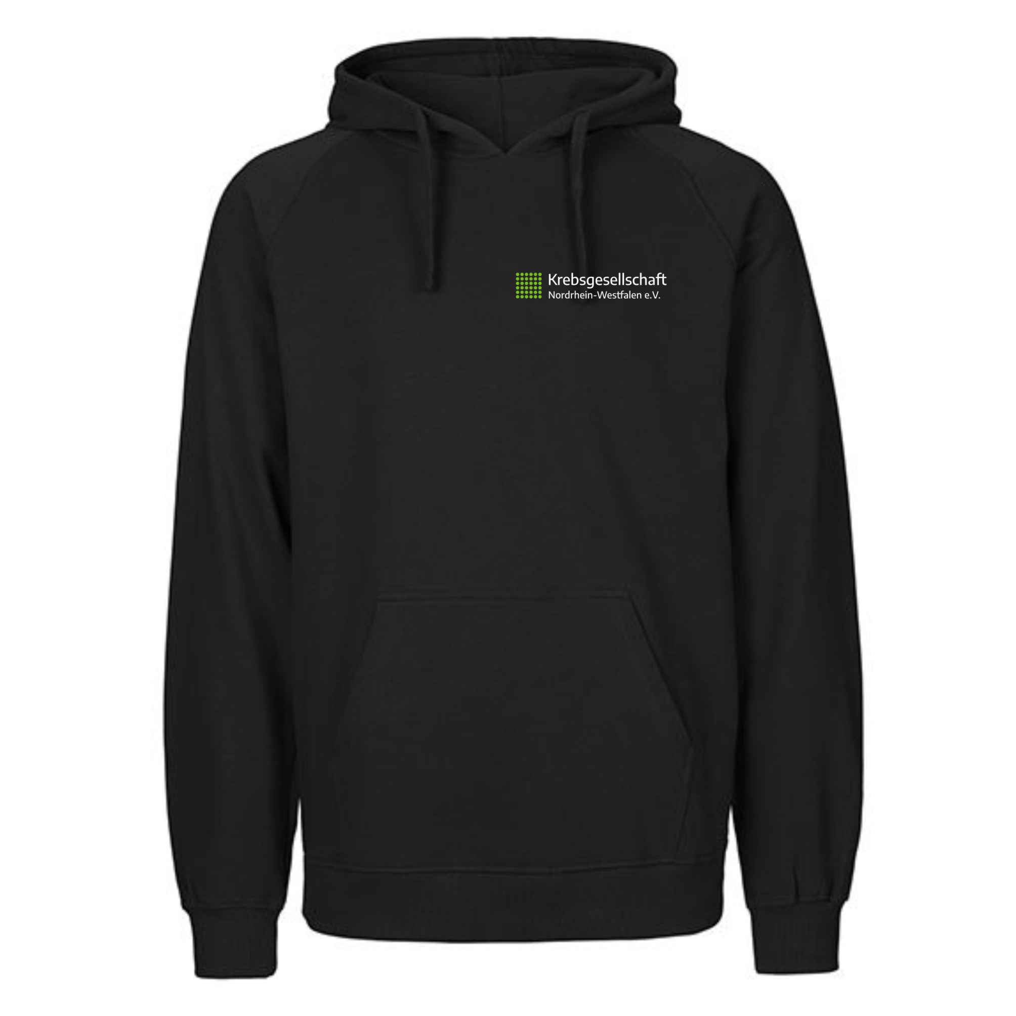 Kilometer gegen Krebs Herren Hoodie, Farben: Schwarz u. Grau