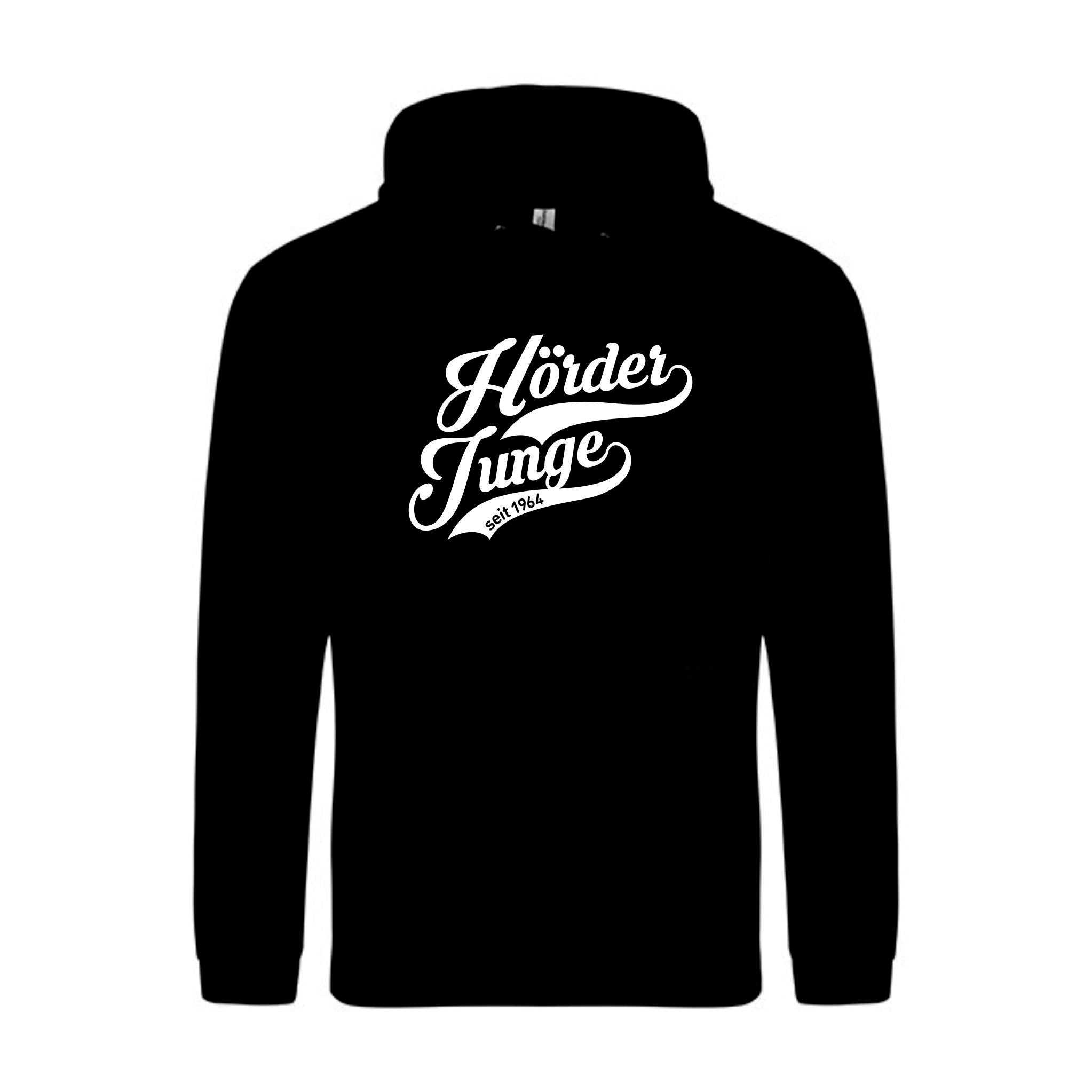 Hörder Junge Hoodie, Farben: Schwarz, Rot