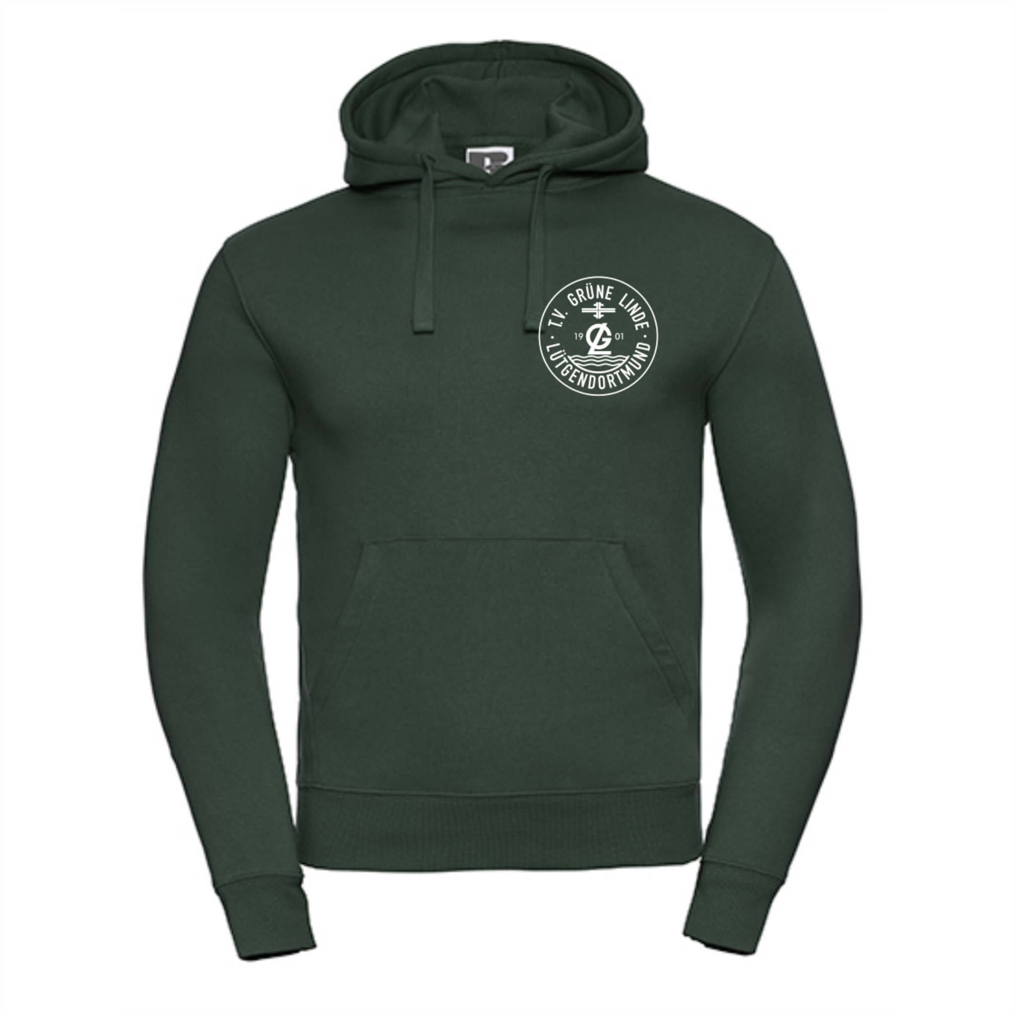 TV Grüne Linde Hoodie, Farben: Schwarz, Grau, Weiß, Grün