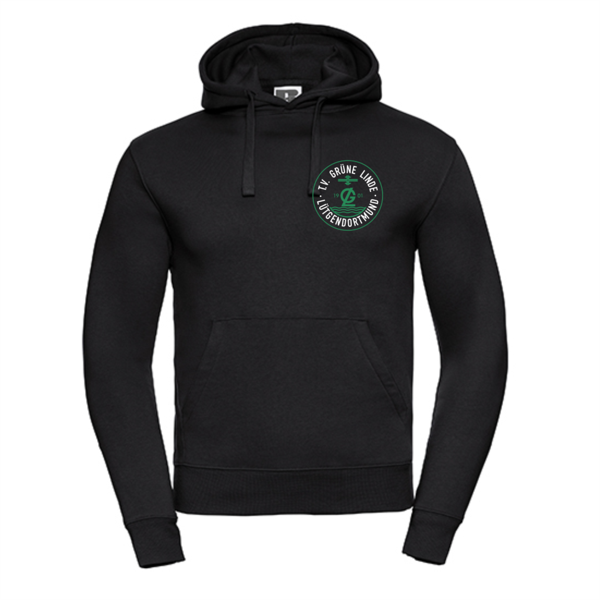 TV Grüne Linde Hoodie, Farben: Schwarz, Grau, Weiß, Grün