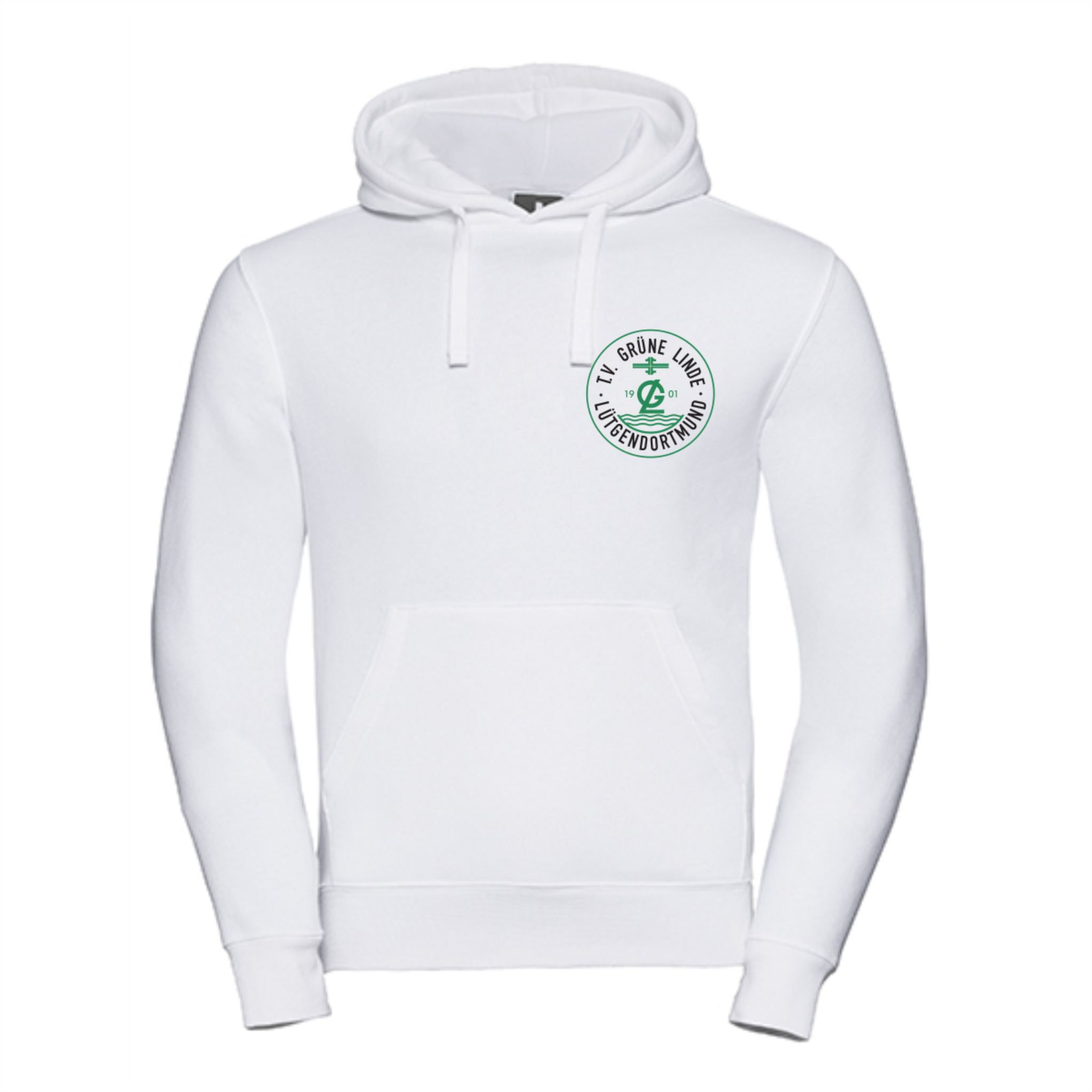 TV Grüne Linde Hoodie, Farben: Schwarz, Grau, Weiß, Grün