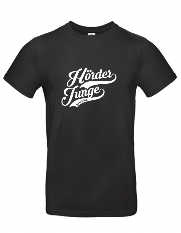 schwarzes T-Shirt Hörder Junge
